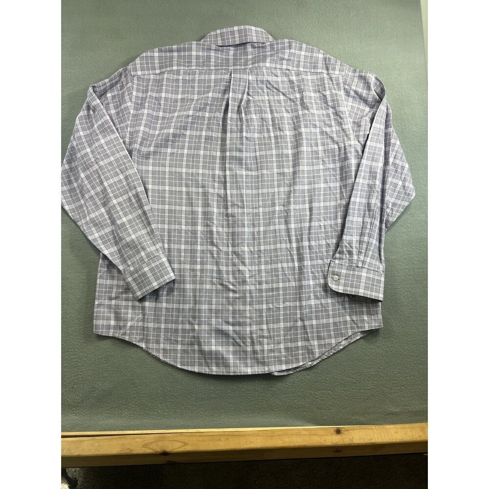 Gold Label Roundtree Yorke Men's Long Sleeve Button Down Dress Shirt XL Plaid - Picture 3 of 6